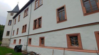 Fassade Historisches Schloß Nähe Neustadt Orla
