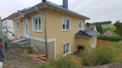 Baufortschritt Außenputz