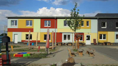 besondes kunstvolle Fassade
